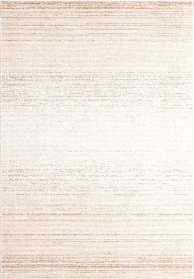 Ivory 6' 1 x 9' 2 Gemstone Rectangle Area Rug Polypropylene Contemporary Carpet Easy Clean Stain Resistant for Home Design Decorating for Sale at Rug Engine