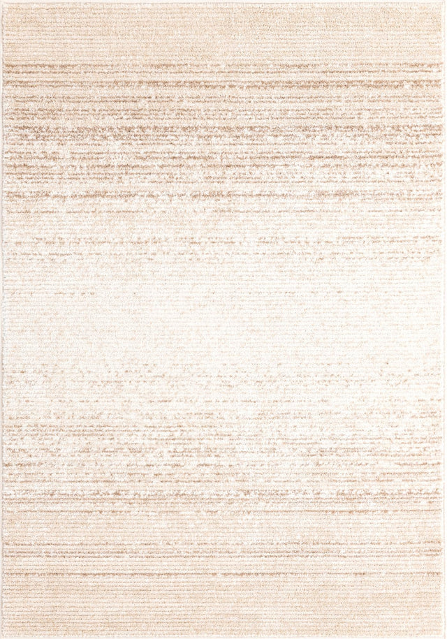 Ivory 4' 1 x 6' 3 Gemstone Rectangle Area Rug Polypropylene Contemporary Carpet Easy Clean Stain Resistant for Home Design Decorating for Sale at Rug Engine