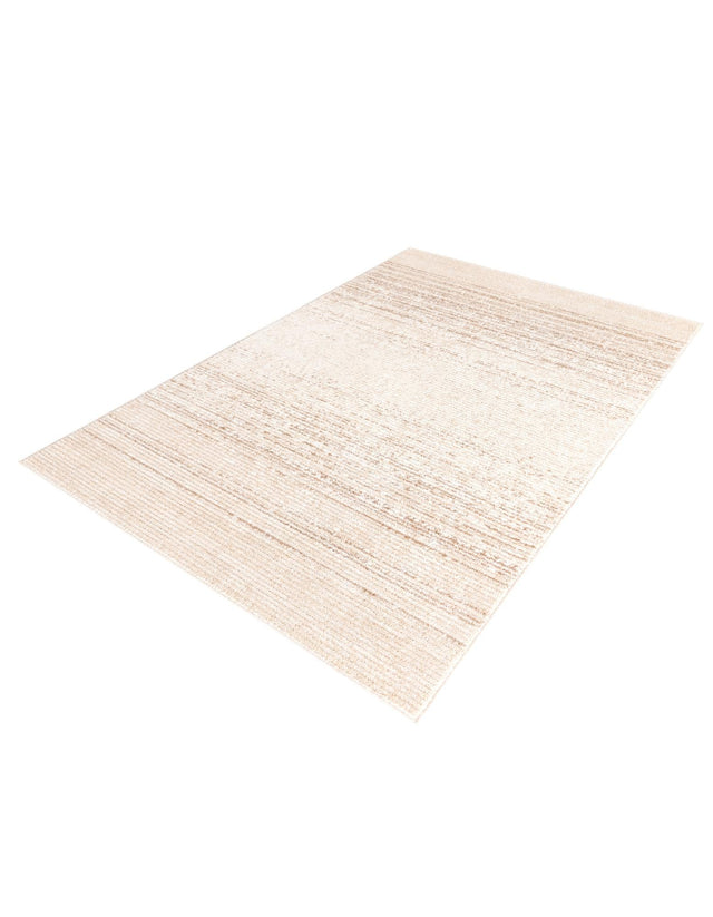 Ivory 4' 1 x 6' 3 Gemstone Rectangle Area Rug Polypropylene Contemporary Carpet Easy Clean Stain Resistant for Home Design Decorating for Sale at Rug Engine