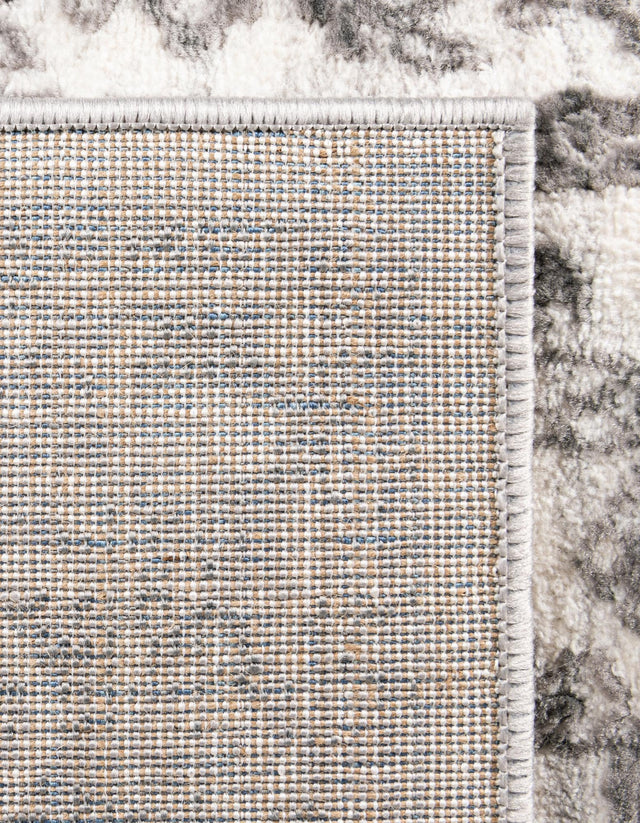 White 5' 3 x 5' 3 Boston Octagon Area Rug 55% Polypropylene & 45% Polyester Easy Clean Traditional Classical Carpet for Contemporary Living Dining Room Office Space for Sale at Rug Engine