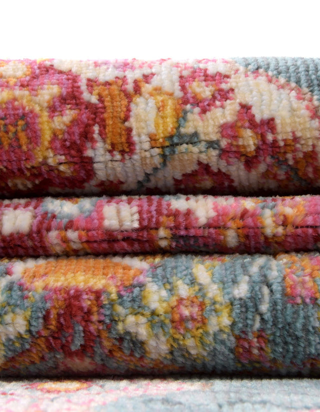 Turquoise 5' x 8' Baracoa Oval Area Rug 100% Polypropylene Distressed Vintage Living Dining Room Office Traditional Carpet for Sale at Rug Engine