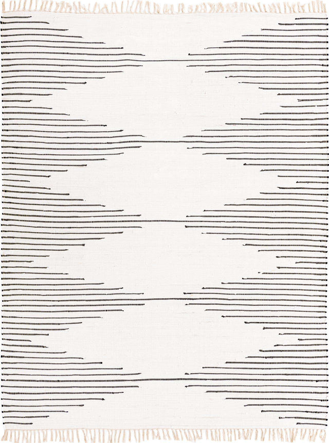 White 8' x 10' Chindi Cotton Rectangle Area Rug Interior Design Home Decor Carpet Mat for Sale at Rug Engine