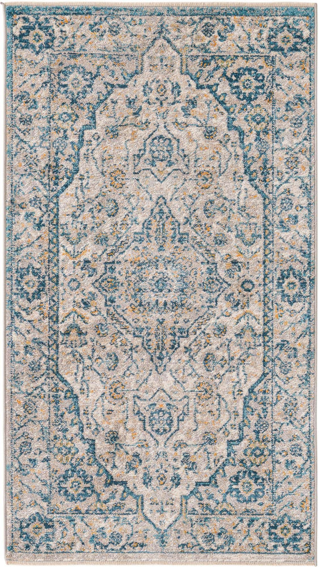 Light Gray 2' 11 x 5' 3 Lola Rectangle Area Rug Polypropylene With Jute Backing Traditional Pattern Easy Clean Carpet for Home Interior Design for Sale at Rug Engine