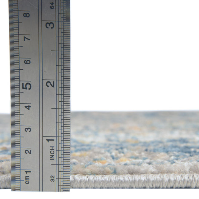 Light Gray 2' 7 x 10' 2 Lola Runner Area Rug Polypropylene With Jute Backing Traditional Pattern Easy Clean Carpet for Home Interior Design for Sale at Rug Engine