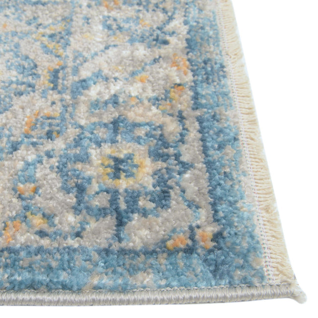 Light Gray 2' 7 x 10' 2 Lola Runner Area Rug Polypropylene With Jute Backing Traditional Pattern Easy Clean Carpet for Home Interior Design for Sale at Rug Engine