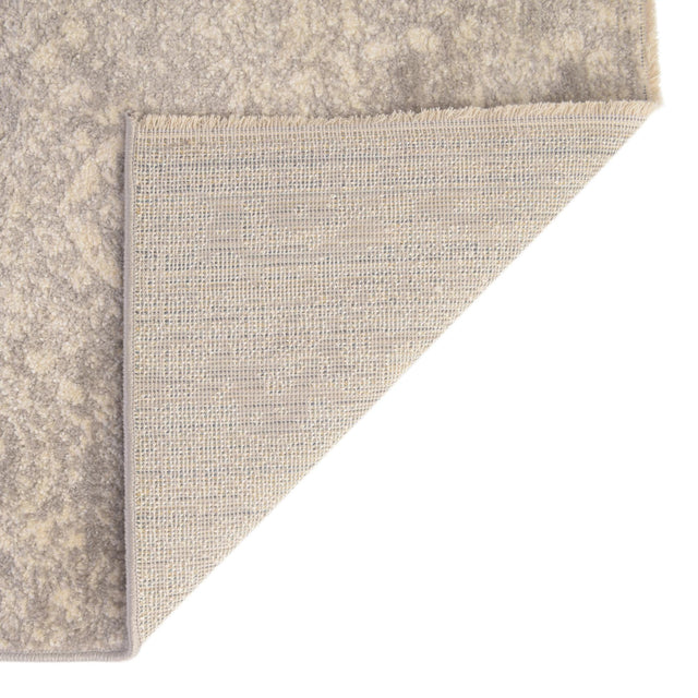 Gray 2' x 3' Lola Rectangle Area Rug Polypropylene With Jute Backing Traditional Pattern Easy Clean Carpet for Home Interior Design for Sale at Rug Engine