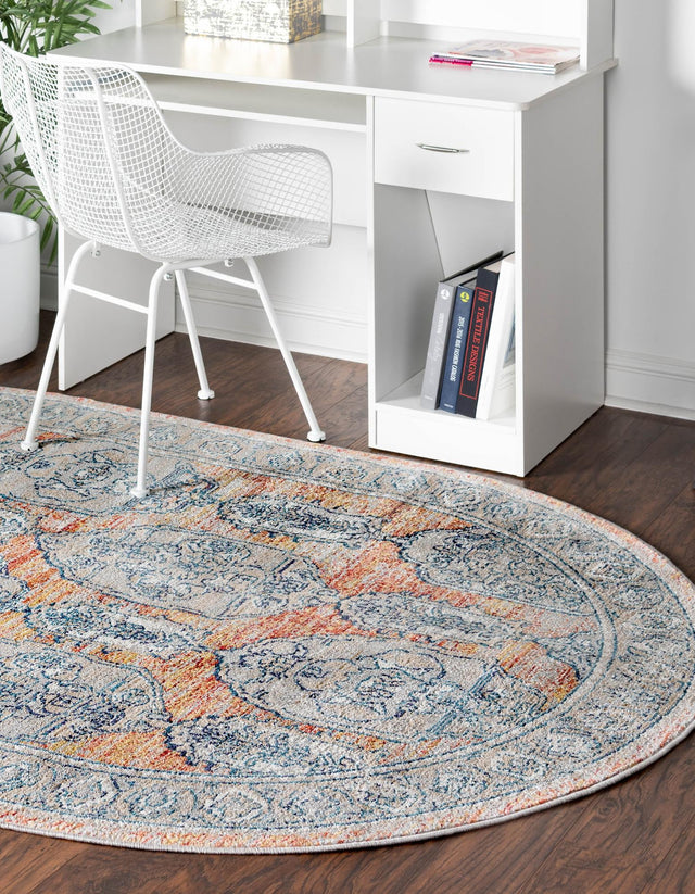 Brick Red 7' 10 x 10' 2 Lola Oval Area Rug Polypropylene With Jute Backing Traditional Pattern Easy Clean Carpet for Home Interior Design for Sale at Rug Engine