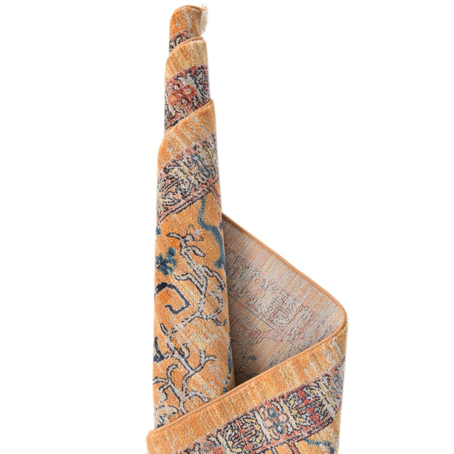 Yellow 10' x 13' 1 Lola Rectangle Area Rug Polypropylene With Jute Backing Traditional Pattern Easy Clean Carpet for Home Interior Design for Sale at Rug Engine