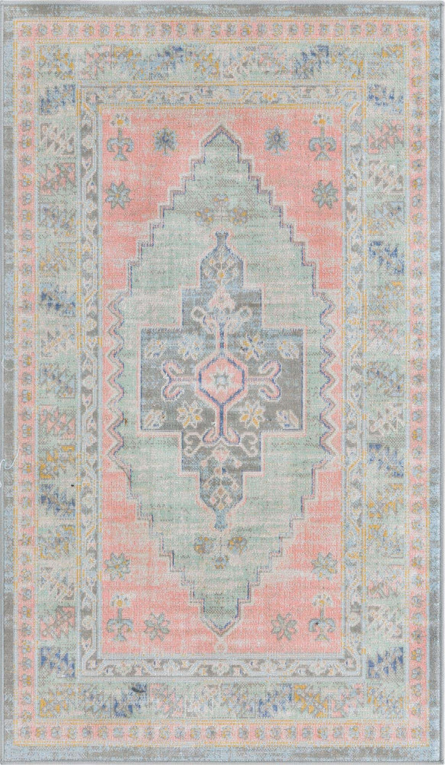 Pink 3' x 5' 3 Whitney Rectangle Area Rug