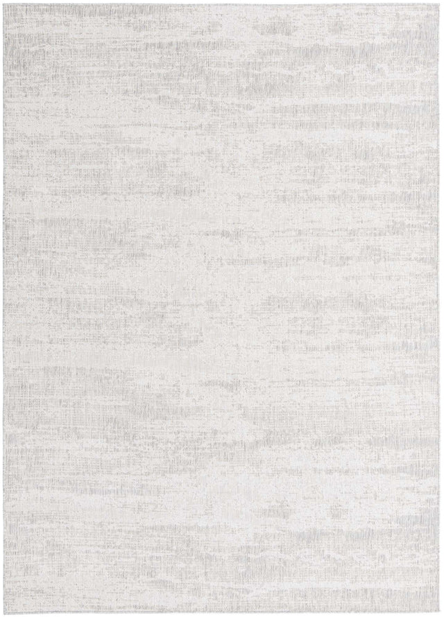 Gray 10' x 14' 1 Outdoor Modern Rectangle Area Rug Weather Resistant for Patio, Deck, Terrace, Balcony, Porch 100% Polypropylene Modern Outside Carpet for Sale at Rug Engine