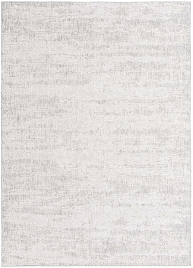 Gray 7' 10 x 11' Outdoor Modern Rectangle Area Rug Weather Resistant for Patio, Deck, Terrace, Balcony, Porch 100% Polypropylene Modern Outside Carpet for Sale at Rug Engine