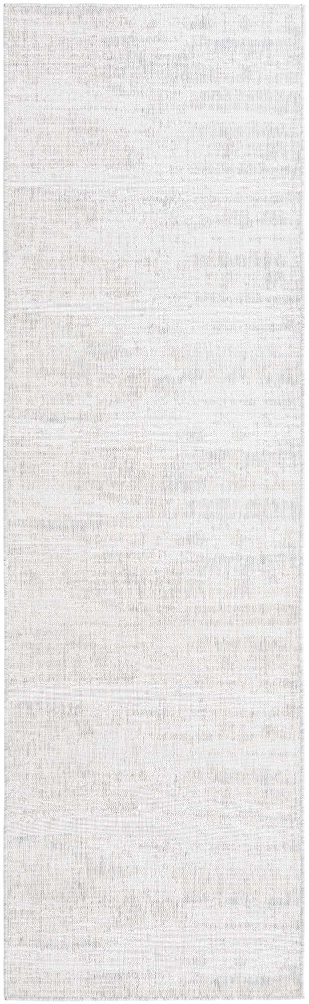 Gray 2' 7 x 10' Outdoor Modern Runner Area Rug Weather Resistant for Patio, Deck, Terrace, Balcony, Porch 100% Polypropylene Modern Outside Carpet for Sale at Rug Engine