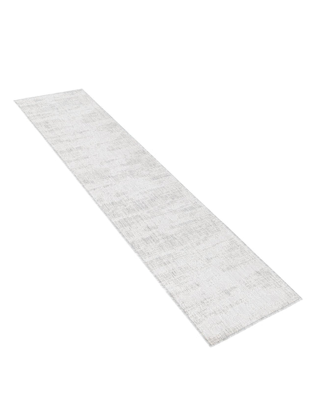 Gray 2' x 8' Outdoor Modern Runner Area Rug Weather Resistant for Patio, Deck, Terrace, Balcony, Porch 100% Polypropylene Modern Outside Carpet for Sale at Rug Engine