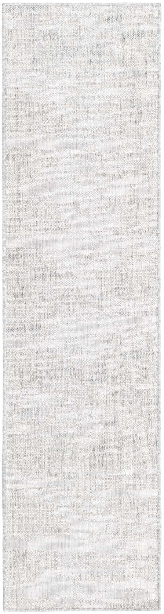 Gray 2' x 8' Outdoor Modern Runner Area Rug Weather Resistant for Patio, Deck, Terrace, Balcony, Porch 100% Polypropylene Modern Outside Carpet for Sale at Rug Engine