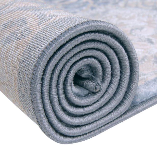 Blue 4' x 6' Aberdeen Oval Area Rug 60% Polypropylene & 40% Polyester Living Dining Office Room Carpet for Sale at Rug Engine