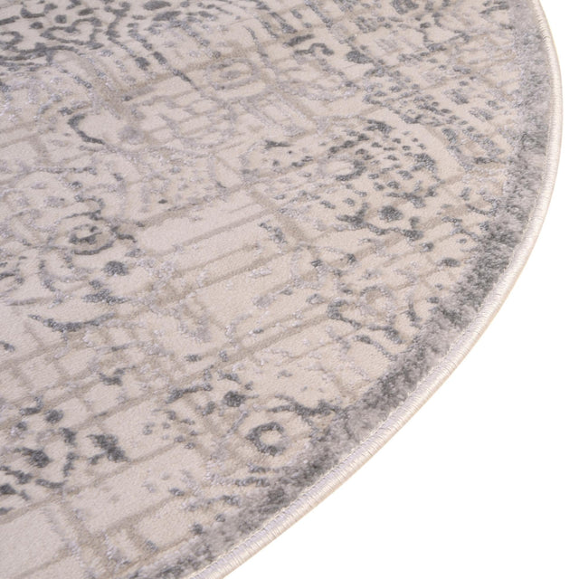 Gray 4' x 6' Aberdeen Oval Area Rug 60% Polypropylene & 40% Polyester Living Dining Office Room Carpet for Sale at Rug Engine