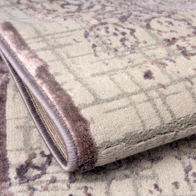 Violet 5' 3 x 5' 3 Aberdeen Octagon Area Rug 60% Polypropylene & 40% Polyester Living Dining Office Room Carpet for Sale at Rug Engine