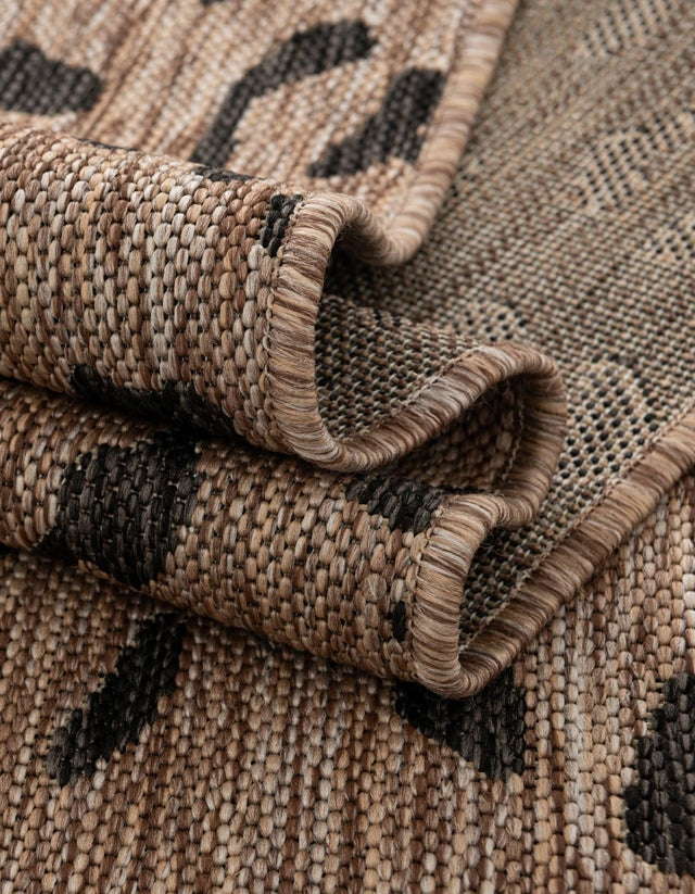 Natural 10' x 13' 1 Outdoor Safari Rectangle Area Rug Weather Resistant for Patio, Deck, Terrace, Balcony, Porch Animal Print Wildlife Nature Carpet for Sale at Rug Engine