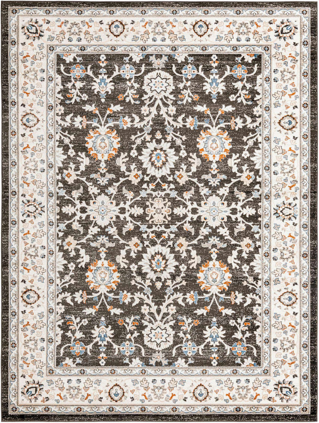 Fume Gray 9' x 12' Charlotte Rectangle Area Rug 100% Polypropylene With Jute Backing Traditional Classical Durable Carpet for Living Dining Office Rooms for Sale at Rug Engine
