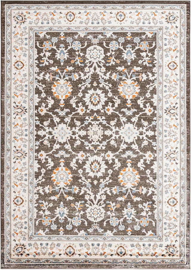 Fume Gray 7' 1 x 10' Charlotte Rectangle Area Rug 100% Polypropylene With Jute Backing Traditional Classical Durable Carpet for Living Dining Office Rooms for Sale at Rug Engine