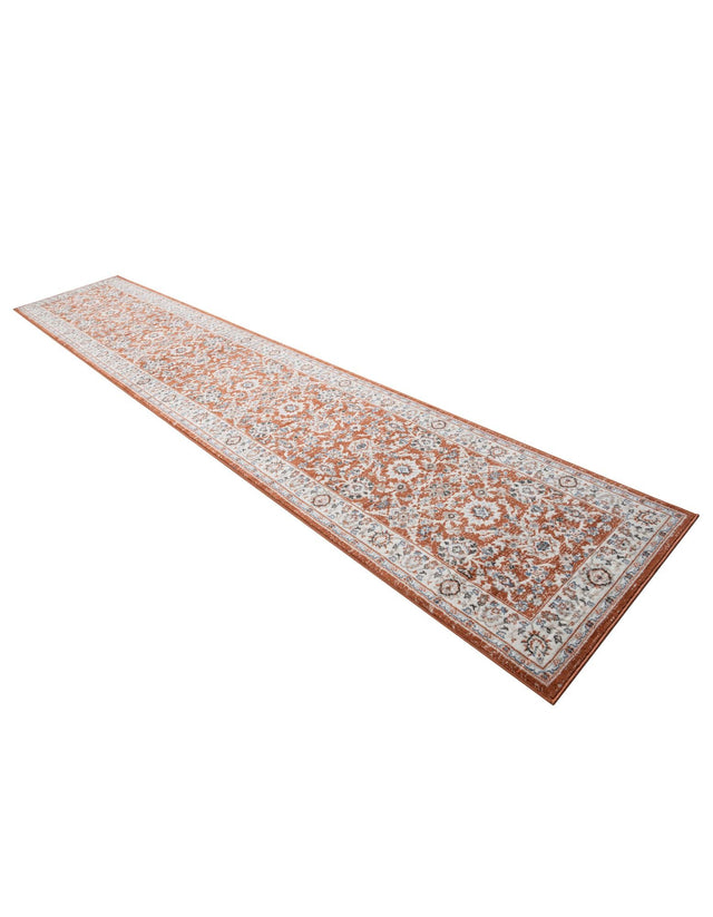 Rust Red 3' 1 x 16' 5 Charlotte Runner Area Rug 100% Polypropylene With Jute Backing Traditional Classical Durable Carpet for Living Dining Office Rooms for Sale at Rug Engine