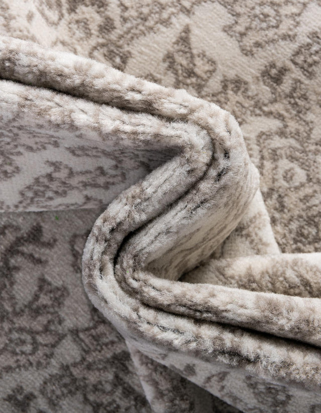 Ivory 5' 3 x 5' 3 Charlotte Octagon Area Rug 100% Polypropylene With Jute Backing Traditional Classical Durable Carpet for Living Dining Office Rooms for Sale at Rug Engine