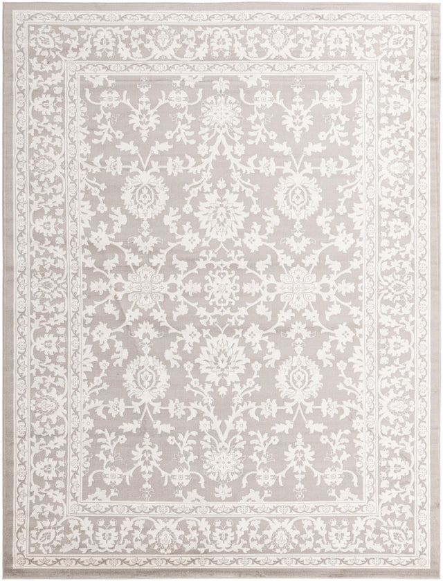 Light Gray 10' x 13' Charlotte Rectangle Area Rug 100% Polypropylene With Jute Backing Traditional Classical Durable Carpet for Living Dining Office Rooms for Sale at Rug Engine