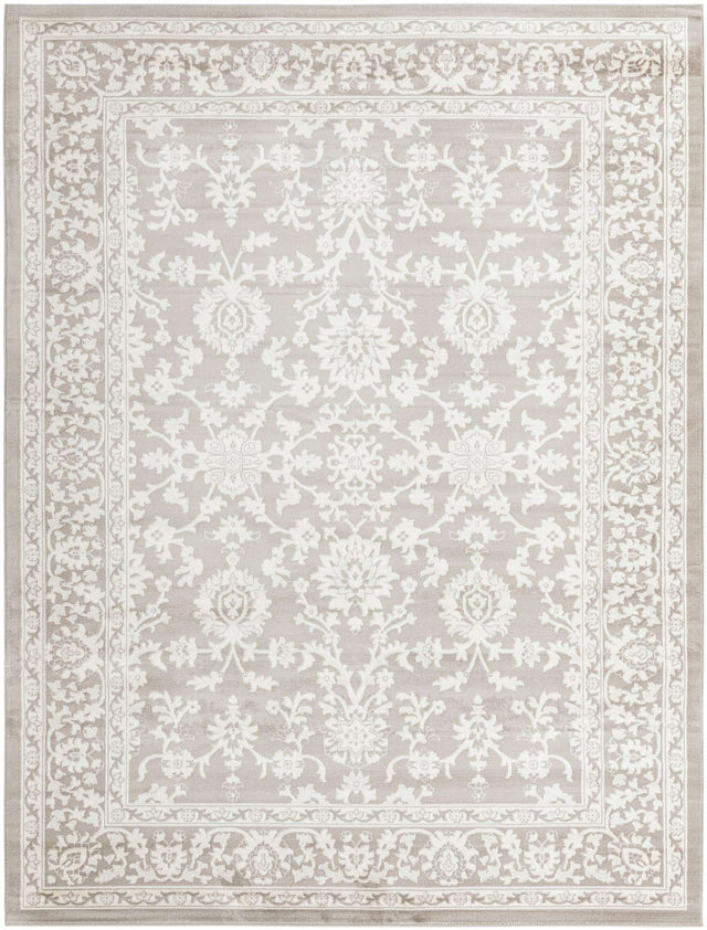 Light Gray 9' x 12' Charlotte Rectangle Area Rug 100% Polypropylene With Jute Backing Traditional Classical Durable Carpet for Living Dining Office Rooms for Sale at Rug Engine