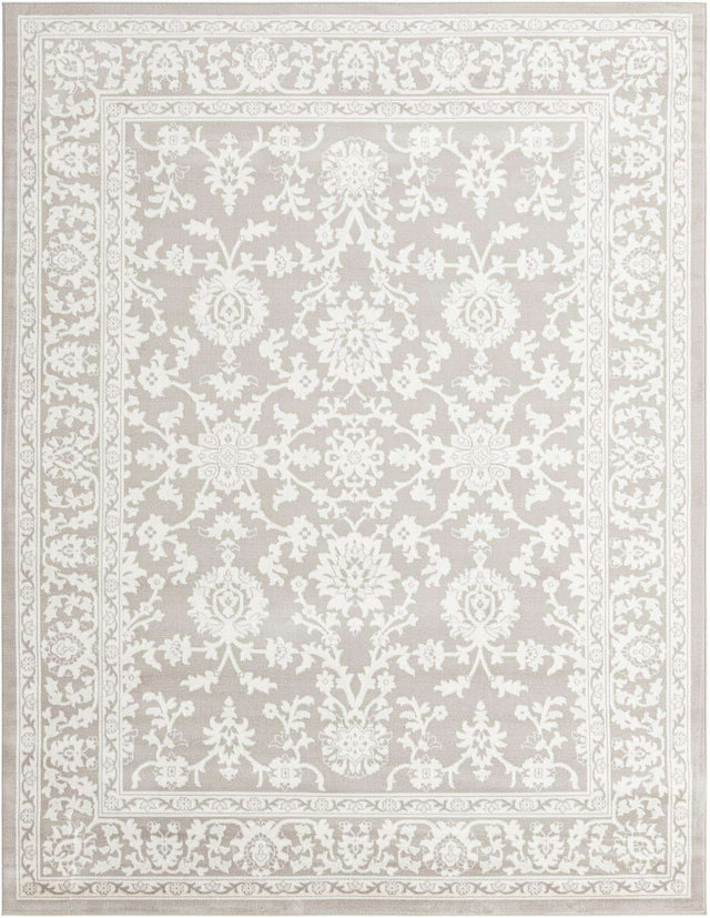 Light Gray 7' 10 x 10' Charlotte Rectangle Area Rug 100% Polypropylene With Jute Backing Traditional Classical Durable Carpet for Living Dining Office Rooms for Sale at Rug Engine