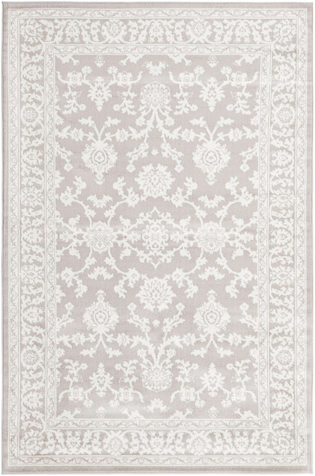 Light Gray 5' 3 x 8' Charlotte Rectangle Area Rug 100% Polypropylene With Jute Backing Traditional Classical Durable Carpet for Living Dining Office Rooms for Sale at Rug Engine