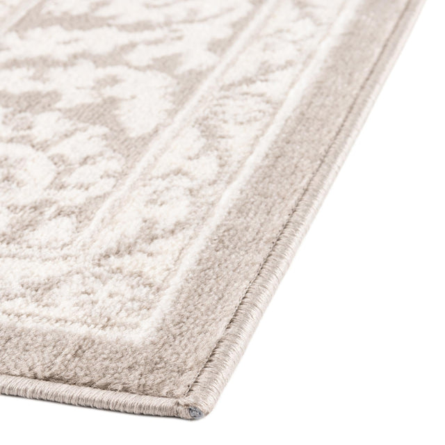 Light Gray 5' 3 x 8' Charlotte Rectangle Area Rug 100% Polypropylene With Jute Backing Traditional Classical Durable Carpet for Living Dining Office Rooms for Sale at Rug Engine