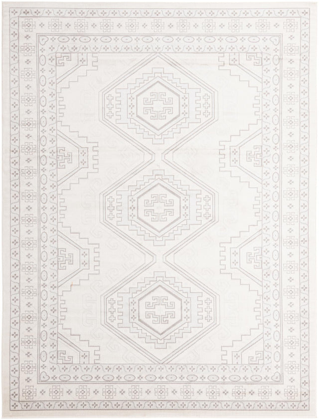 Ivory 9' x 12' Charlotte Rectangle Area Rug 100% Polypropylene With Jute Backing Traditional Classical Durable Carpet for Living Dining Office Rooms for Sale at Rug Engine