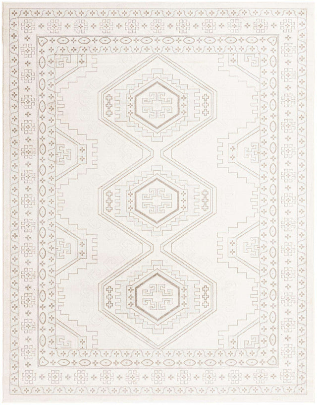 Ivory 7' 10 x 10' Charlotte Rectangle Area Rug 100% Polypropylene With Jute Backing Traditional Classical Durable Carpet for Living Dining Office Rooms for Sale at Rug Engine