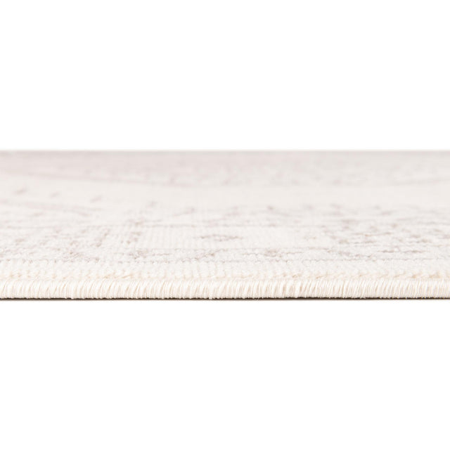 Ivory 9' x 12' Charlotte Rectangle Area Rug 100% Polypropylene With Jute Backing Traditional Classical Durable Carpet for Living Dining Office Rooms for Sale at Rug Engine