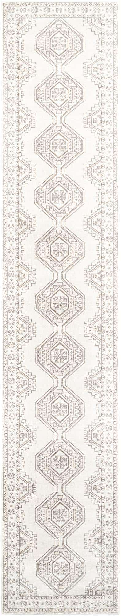 Ivory 3' 1 x 16' 5 Charlotte Runner Area Rug 100% Polypropylene With Jute Backing Traditional Classical Durable Carpet for Living Dining Office Rooms for Sale at Rug Engine
