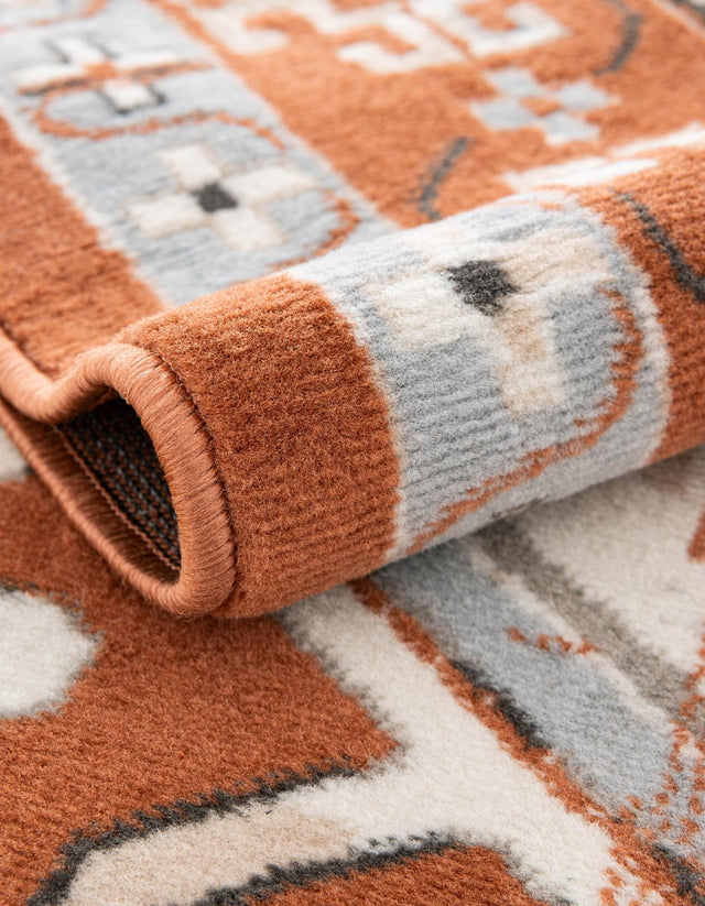 Terracotta 10' x 13' 1 Charlotte Rectangle Area Rug 100% Polypropylene With Jute Backing Traditional Classical Durable Carpet for Living Dining Office Rooms for Sale at Rug Engine