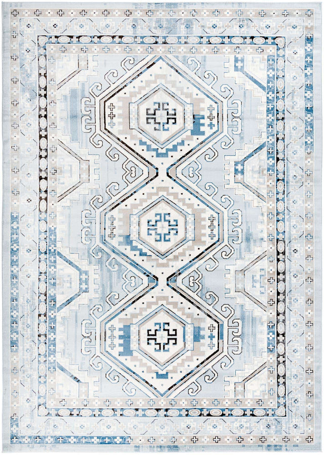 Aqua Blue 10' x 14' 1 Charlotte Rectangle Area Rug 100% Polypropylene With Jute Backing Traditional Classical Durable Carpet for Living Dining Office Rooms for Sale at Rug Engine