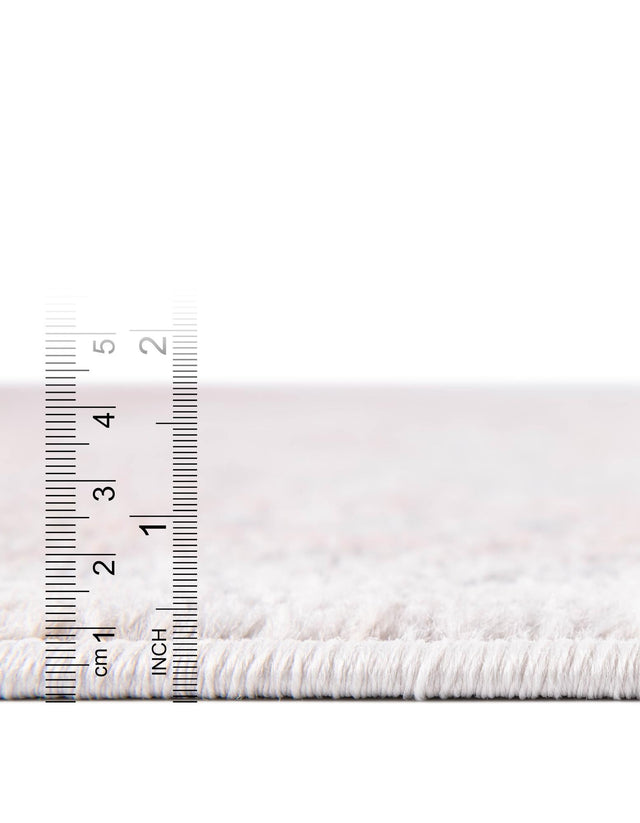 Rose Pink 2' x 9' 10 Madeline Vintage Runner Area Rug 100% Polypropylene Distressed Traditional Carpet for Classic Interior Home Design for Sale at Rug Engine