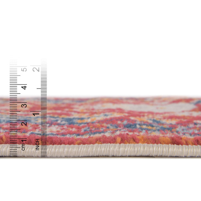 Rust Red 7' x 10' Madeline Vintage Rectangle Area Rug 100% Polypropylene Distressed Traditional Carpet for Classic Interior Home Design for Sale at Rug Engine