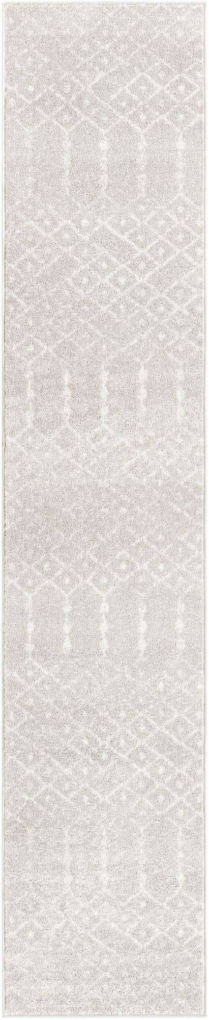 Light Gray 2' x 9' 10 Paxon Trellis Runner Area Rug Geometric Durable Stain Resistant Easy Clean Carpet for Modern Interior Home Decor for Sale at Rug Engine