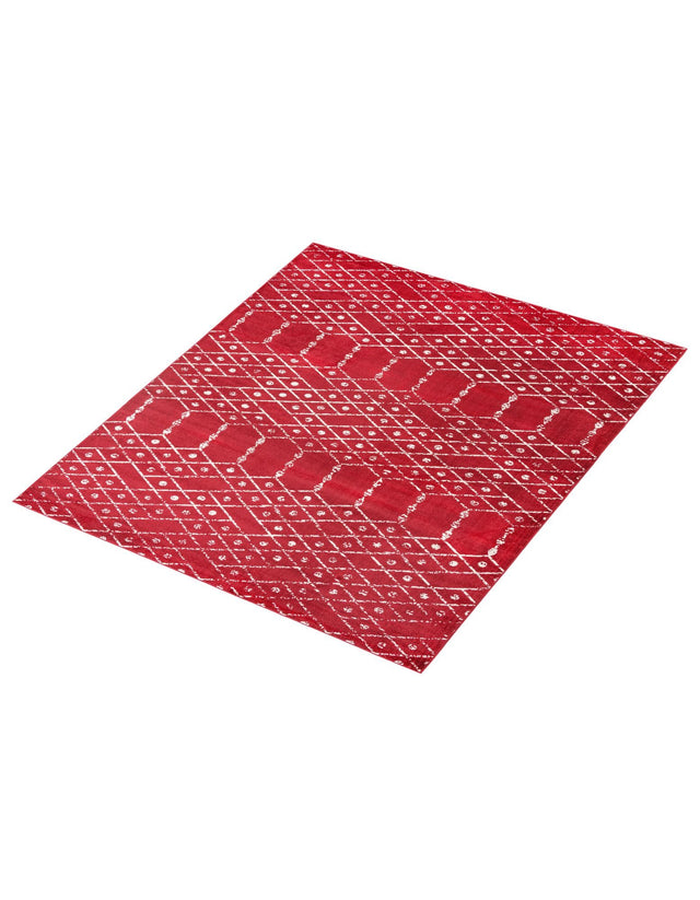 Raspberry Pink 10' x 14' Paxon Trellis Rectangle Area Rug Geometric Durable Stain Resistant Easy Clean Carpet for Modern Interior Home Decor for Sale at Rug Engine