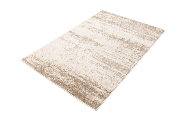 Bone Beige 4' 1 x 6' 1 Del Mar Rectangle Area Rug 100% Polypropylene Easy Clean Stain Resistant Vivid Modern Carpet Mat for Home Decor Interior Designing for Sale at Rug Engine