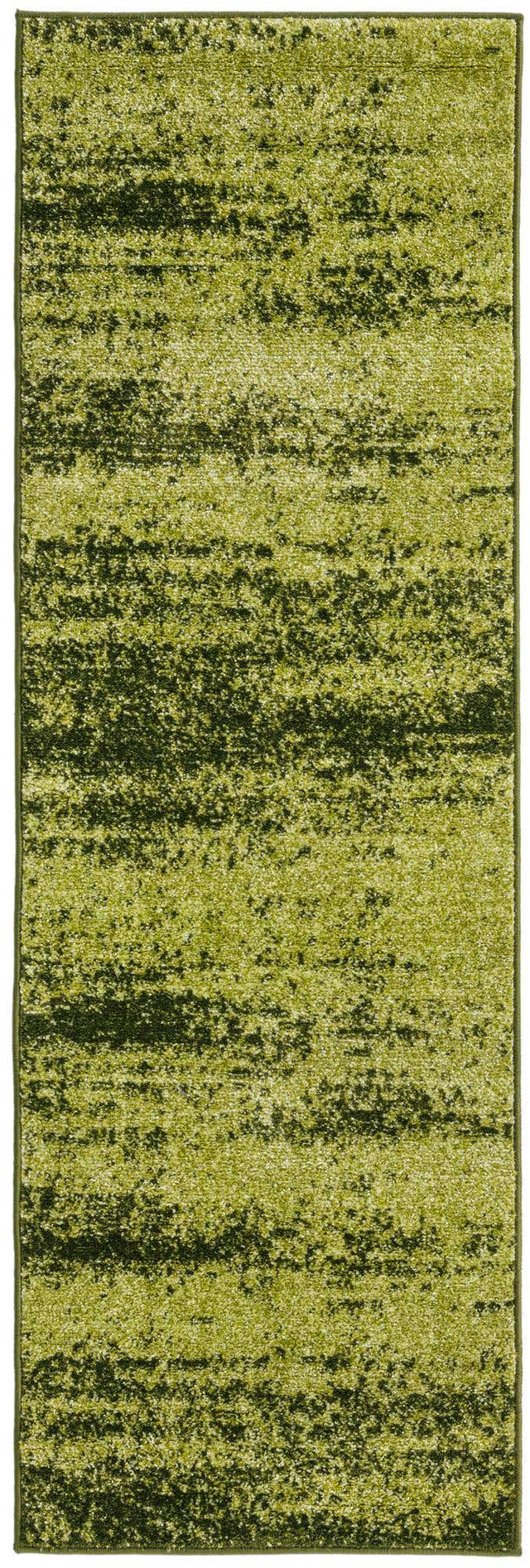 Green 2' x 6' 1 Del Mar Runner Area Rug 100% Polypropylene Easy Clean Stain Resistant Vivid Modern Carpet Mat for Home Decor Interior Designing for Sale at Rug Engine