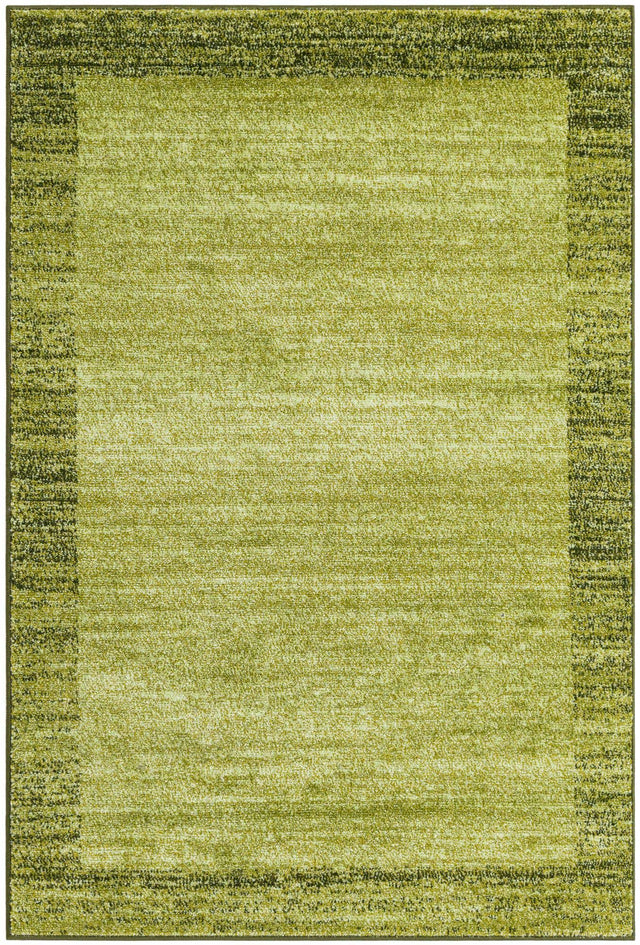 Light Green 4' 1 x 6' 1 Del Mar Rectangle Area Rug 100% Polypropylene Easy Clean Stain Resistant Vivid Modern Carpet Mat for Home Decor Interior Designing for Sale at Rug Engine