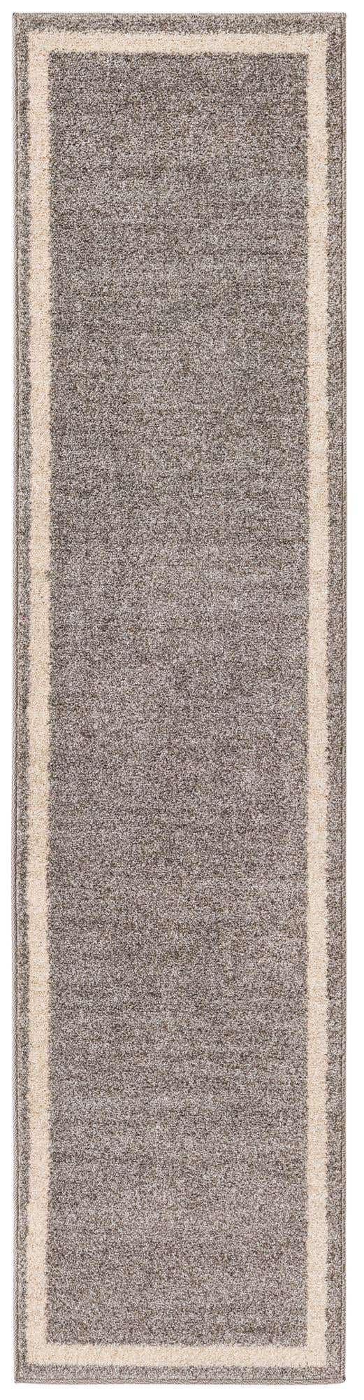 Gray 2' x 8' Del Mar Runner Area Rug 100% Polypropylene Easy Clean Stain Resistant Vivid Modern Carpet Mat for Home Decor Interior Designing for Sale at Rug Engine