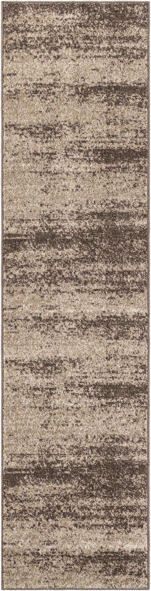 Brown 2' x 8' Del Mar Runner Area Rug 100% Polypropylene Easy Clean Stain Resistant Vivid Modern Carpet Mat for Home Decor Interior Designing for Sale at Rug Engine
