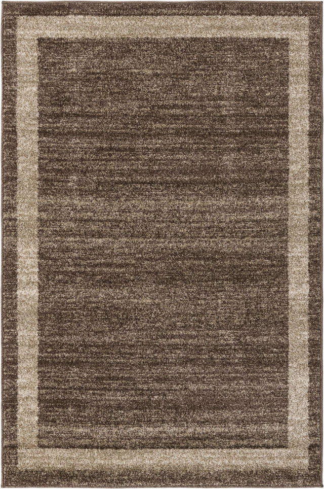 Light Brown 4' 1 x 6' 1 Del Mar Rectangle Area Rug 100% Polypropylene Easy Clean Stain Resistant Vivid Modern Carpet Mat for Home Decor Interior Designing for Sale at Rug Engine
