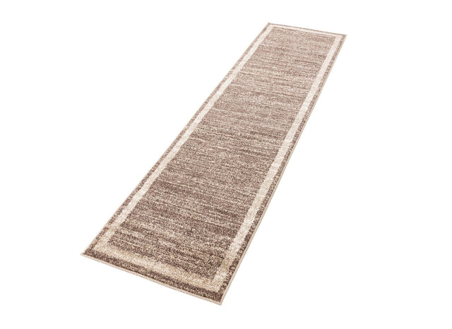 Light Brown 2' x 8' Del Mar Runner Area Rug 100% Polypropylene Easy Clean Stain Resistant Vivid Modern Carpet Mat for Home Decor Interior Designing for Sale at Rug Engine