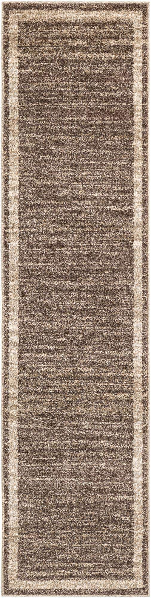 Light Brown 2' x 8' Del Mar Runner Area Rug 100% Polypropylene Easy Clean Stain Resistant Vivid Modern Carpet Mat for Home Decor Interior Designing for Sale at Rug Engine