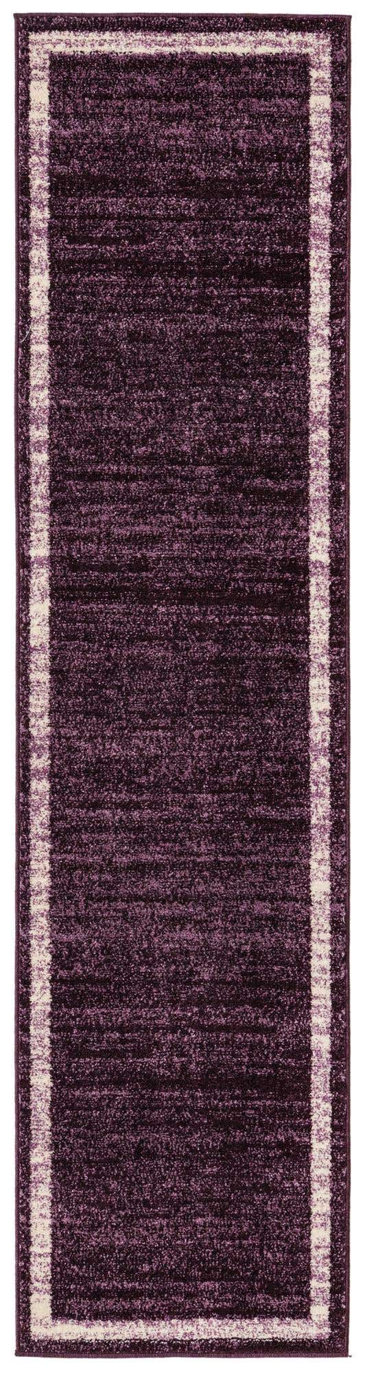 Violet 2' x 8' Del Mar Runner Area Rug 100% Polypropylene Easy Clean Stain Resistant Vivid Modern Carpet Mat for Home Decor Interior Designing for Sale at Rug Engine